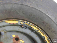 Wheels, Tyres, Rims & Dual spacers Good Year 11.5/80-15.3 Super Flotation 12ply wagenband met wiel/velg implement 6-gaats