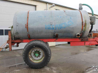 Water bowsers Beco MT6800 liter enkelas mesttank giertank vacuumtank waterwagen