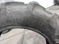 Wheels, Tyres, Rims & Dual spacers Mitas 200/70R16 AC70T trekkerband voorband tractorprofiel