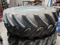Wheels, Tyres, Rims & Dual spacers Bridgestone 710/70r38 VT-Tractor VF 45mm