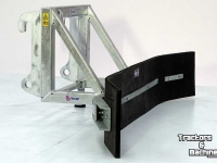 Rubber yard scraper Qmac Modulair gebouwde rubberschuif aanbouw Ahlmann