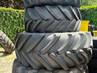 Wheels, Tyres, Rims & Dual spacers Bridgestone 600/65R28 + 710/70R38