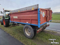 Dumptrailer Legrand 5T kipper hoge kleppen en deuren