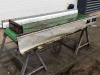 Conveyor  2200X600 MM TRANSPORTBAND VLAKKE BAND FLAT BELT CONVEYOR BELT FLACHBAND FÖRDERBAND