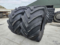 Wheels, Tyres, Rims & Dual spacers Michelin 900/60R32 MegaXbib