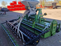 Overtop rotary tiller Celli Overtopfrees / Grondfrees met opbouw zaaibak