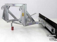 Manure scraper Qmac Modulo rubber manure scrapers 2700mm hook up Zettelmeyer
