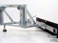 Rubber yard scraper Qmac Gummischieber für Hof mit anbau Schaef 823 834
