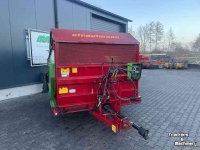 Silage-block distribution wagon Strautmann UBVW blokkenwagen met weeginrichting