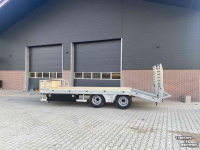 Low loader / Semi trailer Heuvelmans Oprijwagen machinetransporter