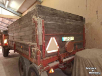 Dumptrailer Miedema 5 tons tandem, 3 zijdig kippend, klantoverdracht