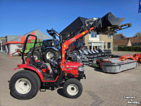 Horticultural Tractors Mitsubishi MT36 4WD HST minitrekker met voorlader. Slechts 82 uur!