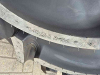 Wheels, Tyres, Rims & Dual spacers  Mitas 540/65R24 NEW 100% + Mitas 600/65R38 NEW 100%