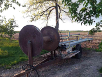 Irrigation pipes  Beregeningsinstallatie / Beregeningsset met beregeningsbuizen, haspel en beregeningspomp